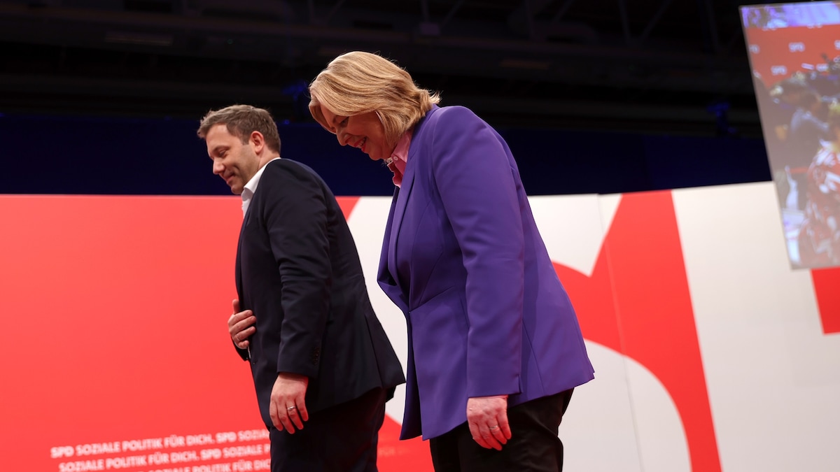 Die SPD-Chefs Lars Klingbeil und Bärbel Bas