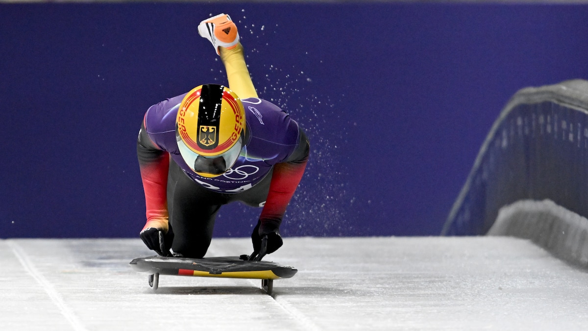 Der deutsche Skeleton-Fahrer Axel Jungk.