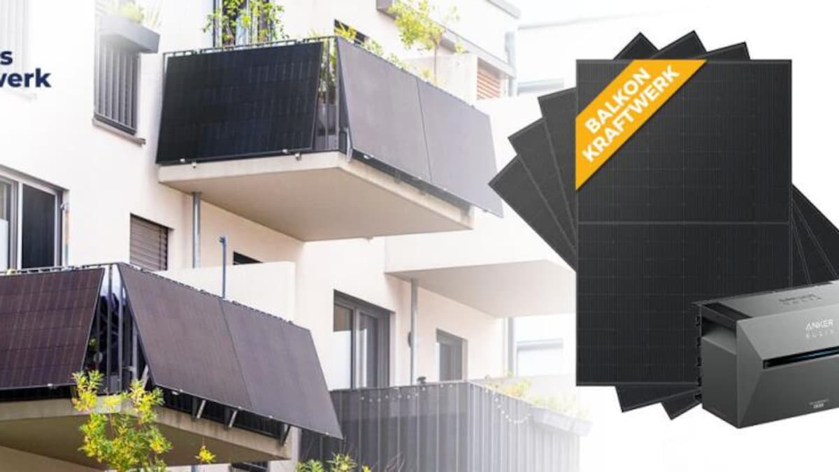 Energiegewinnung auf Ihrem Balkon